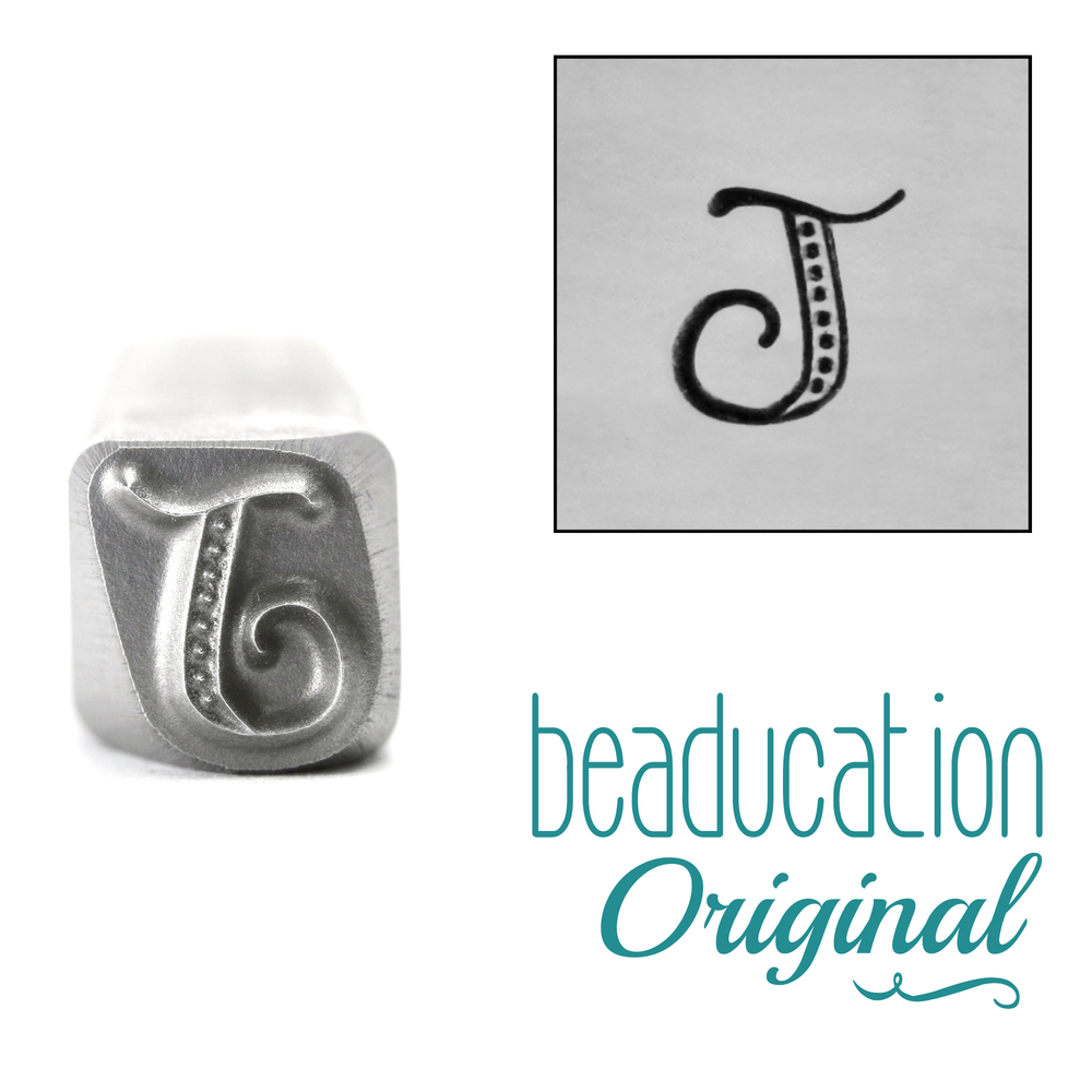 Metal Stamping Tools Kismet Letter "J" 7mm - Beaducation Original
